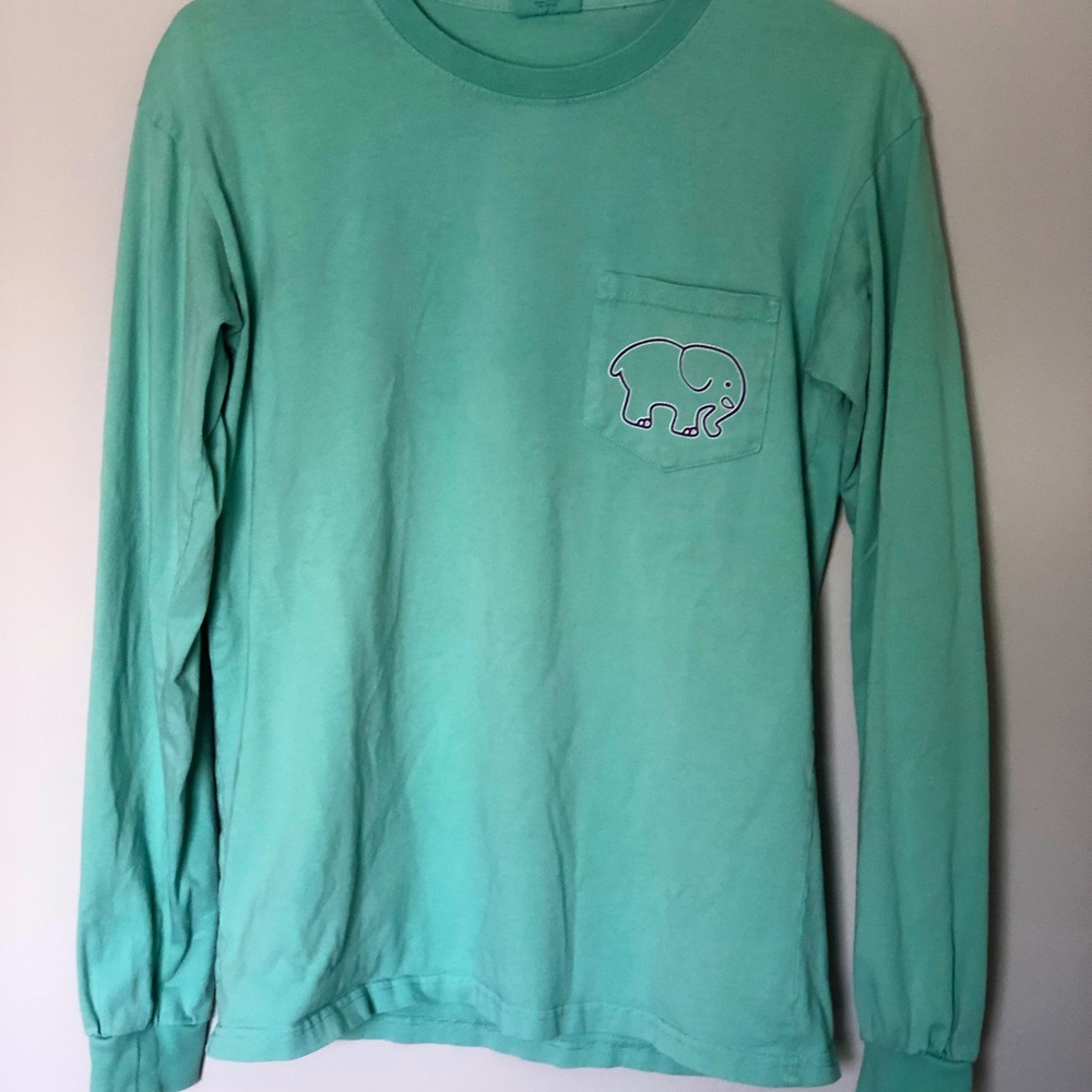 ivory ella teal long sleeve